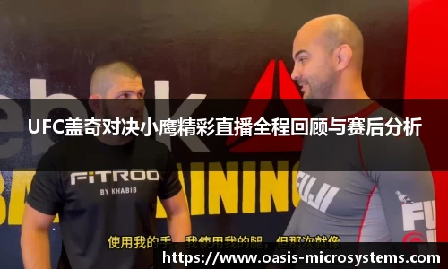 UFC盖奇对决小鹰精彩直播全程回顾与赛后分析
