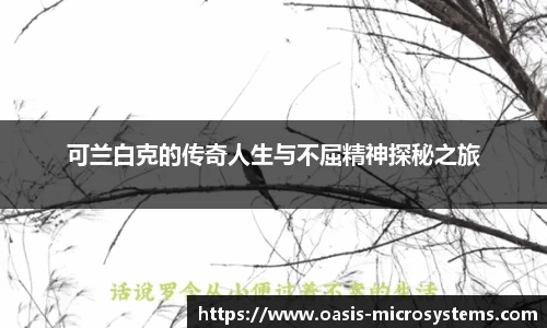 可兰白克的传奇人生与不屈精神探秘之旅